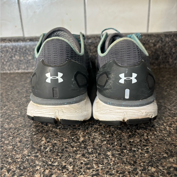 Under Armour Charged Bandit 2 Aqua Splash / Dark Grey Shoes Size Women’s 9 - Picture 4 of 12